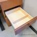 Simo Peanut Rolling 3 Drawer Pedestal File Cabinet, Locking